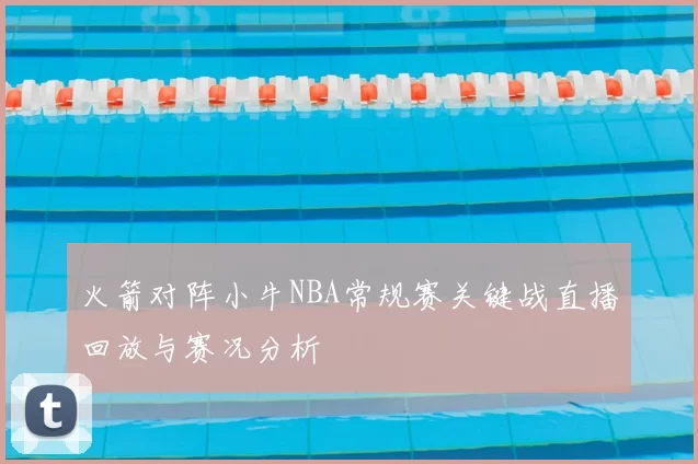 火箭对阵小牛NBA常规赛关键战直播回放与赛况分析