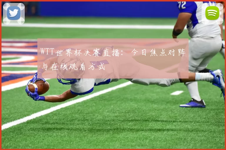 WTT世界杯决赛直播:今日焦点对阵与在线观看方式