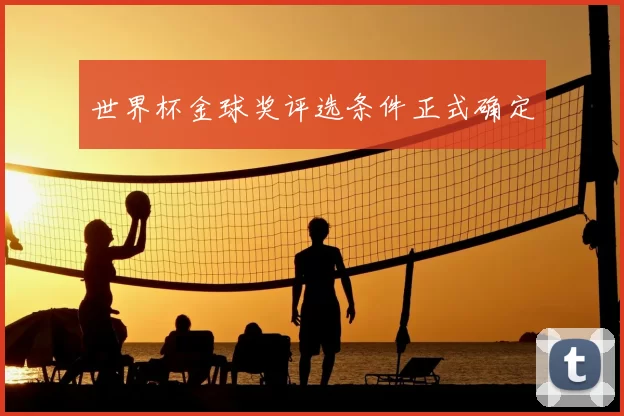 世界杯金球奖评选条件正式确定